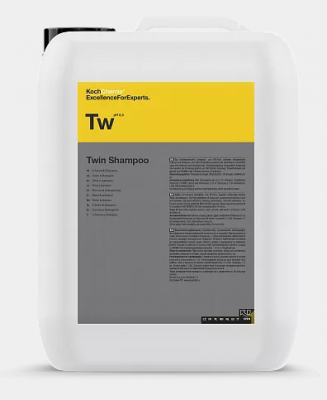 TWIN SHAMPOO - Высококонцентрированный, щелочной комбинированный продукт (пена и шампунь), (21 кг).